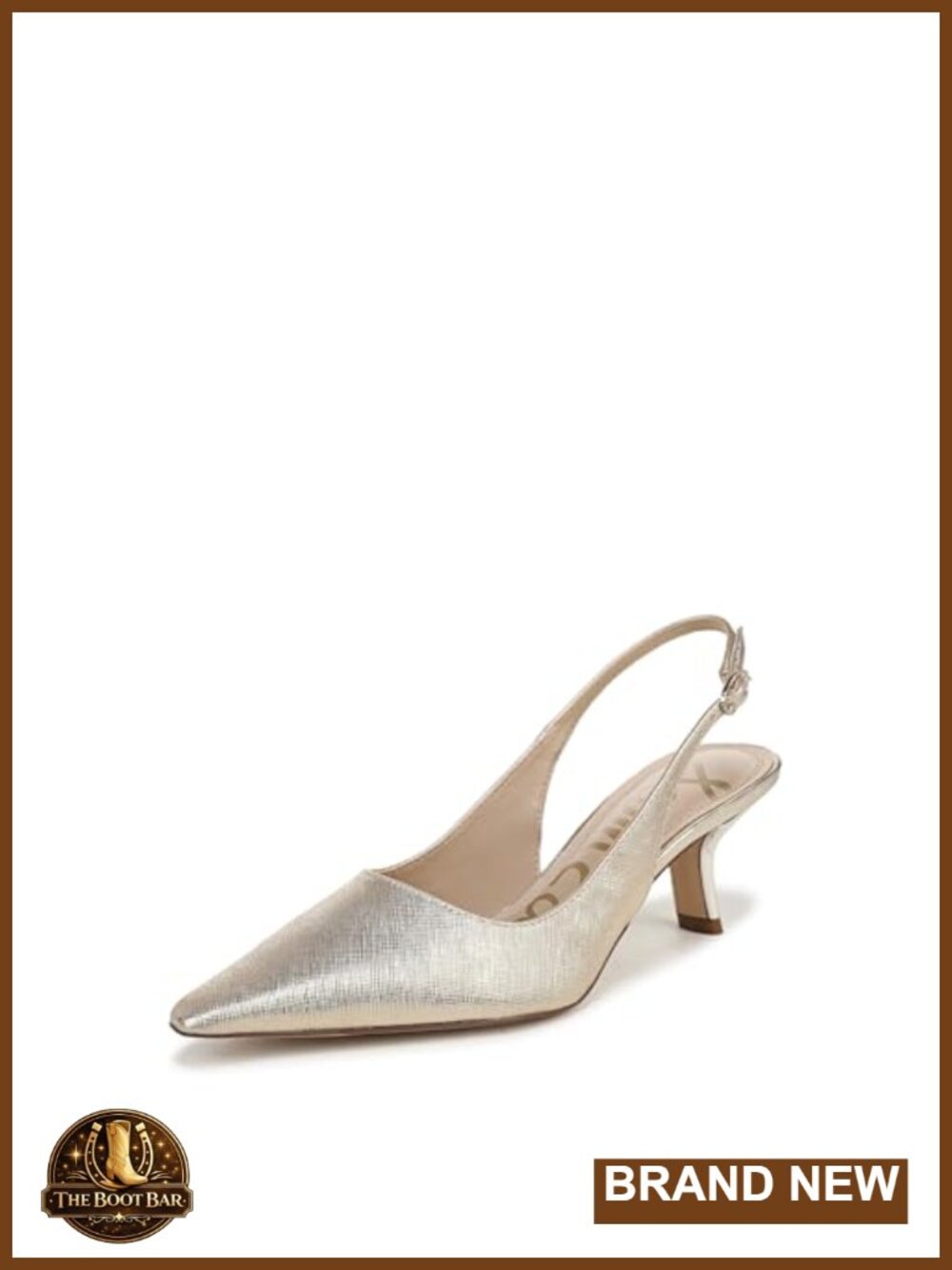 Sam Edelman Bianka Slingback Kitten Heel Pump Pointed Toe